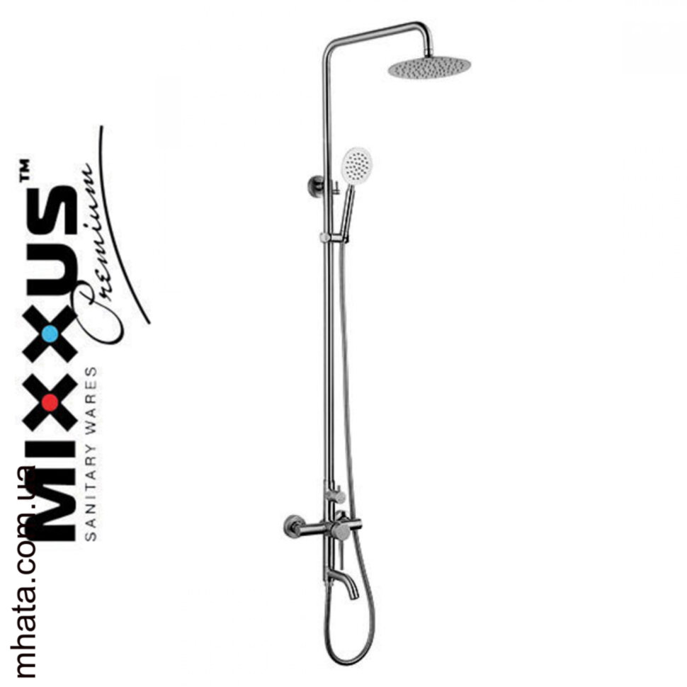 MIXXUS SUS-009-J Душова колона із змішувачем із нерж. сталі SUS304