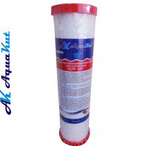 AquaKut Картридж вспененное полипропиленовое волокно для горячей воды FCPP-HOT 10" 2 1/2" (в сетке) 21504